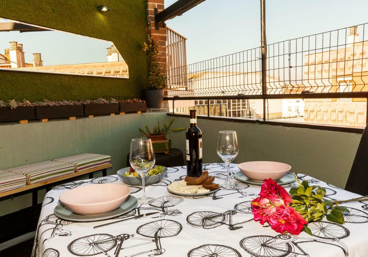 Ferienwohnung Atico En El Centro Junto Al Espolon Logroño Exterior foto